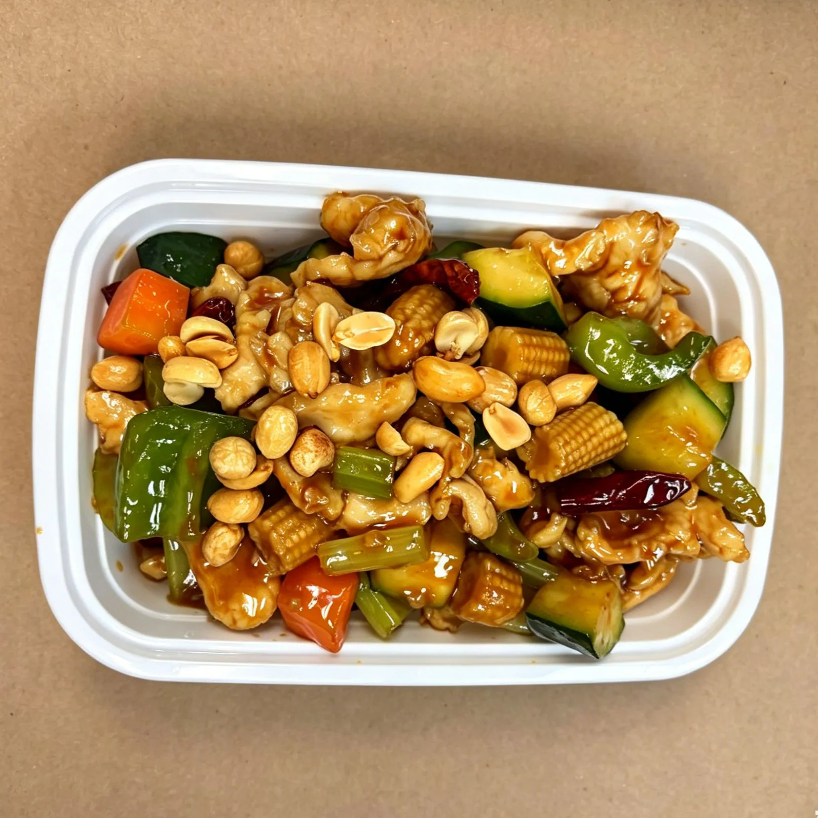 Kung Pao chicken with peanuts and vegetables at Chinese Kitchen - Chicago, a Chinese Restaurant in Chicago